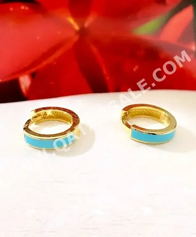 Gold Earring  Italy  Child  By Item ( Designers )  Yellow Gold  18k