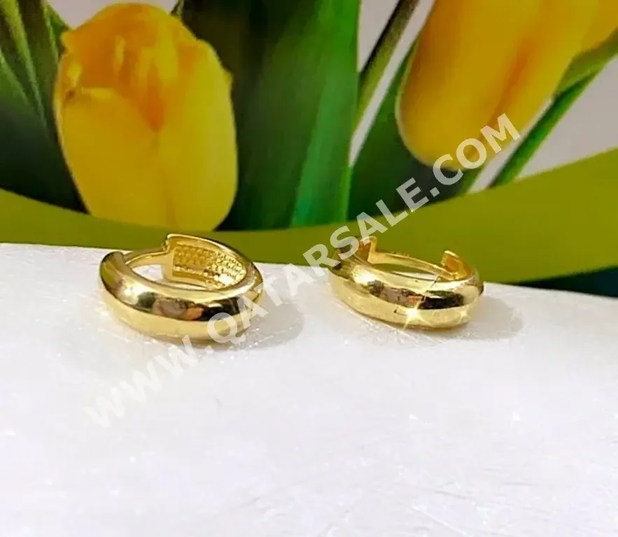 Gold Earring  Italy  Child  By Item ( Designers )  Yellow Gold  18k