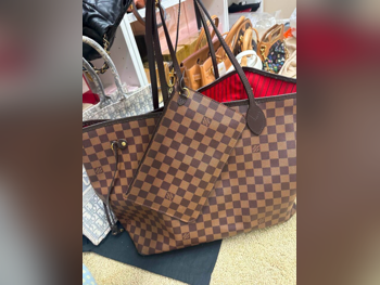 حقيبة توت، لويس فيتون، بني، جلد طبيعي، نسائية