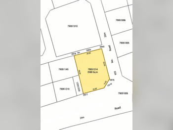 Lands For Sale in Al Shamal, Al Ruwais, Area Size 2,580 Square Meters