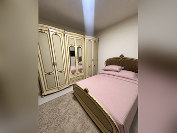 Juego de dormitorio, set de 5 piezas, beige