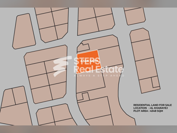 Lands For Sale in Lusail, Fox Hills, Area Size 4,348 Square Meter