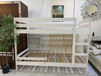 Camas infantiles, litera, IKEA, blanca