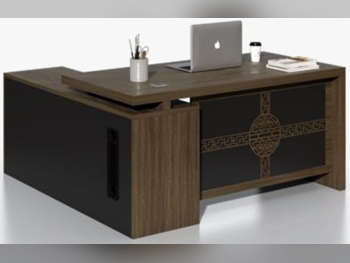 Office, Computer & Gaming Desks, Manager Desk, Merir Furniture, Brown