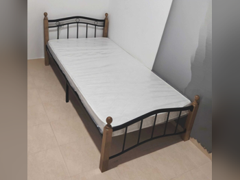Beds, Single, Brown, Mattress Included