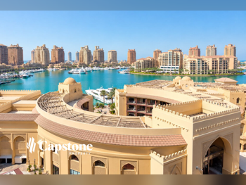 1 Bedrooms Apartment For Rent in Doha, The Pearl Semi Furnished