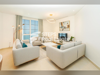 2 Bedrooms Apartment For Rent in Doha, The Pearl Semi Furnished