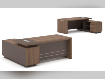 Office, Computer & Gaming Desks, Manager Desk, Merir Furniture, Brown