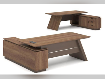 Office, Computer & Gaming Desks, Manager Desk, Merir Furniture, Brown