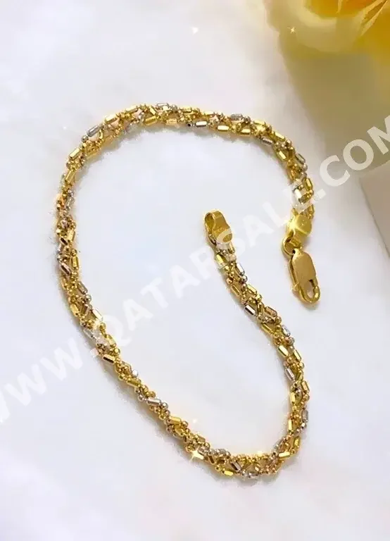 Gold Bracelet  Italy  Woman  By Item ( Designers )  mixed colour  18k