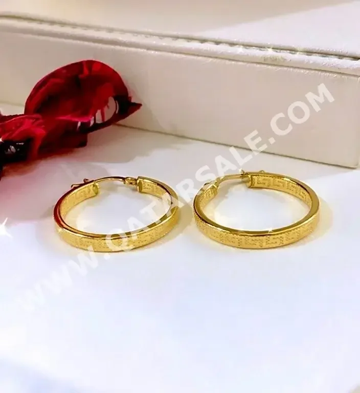 Gold Earring  Italy  Woman  By Item ( Designers )  Yellow Gold  18k