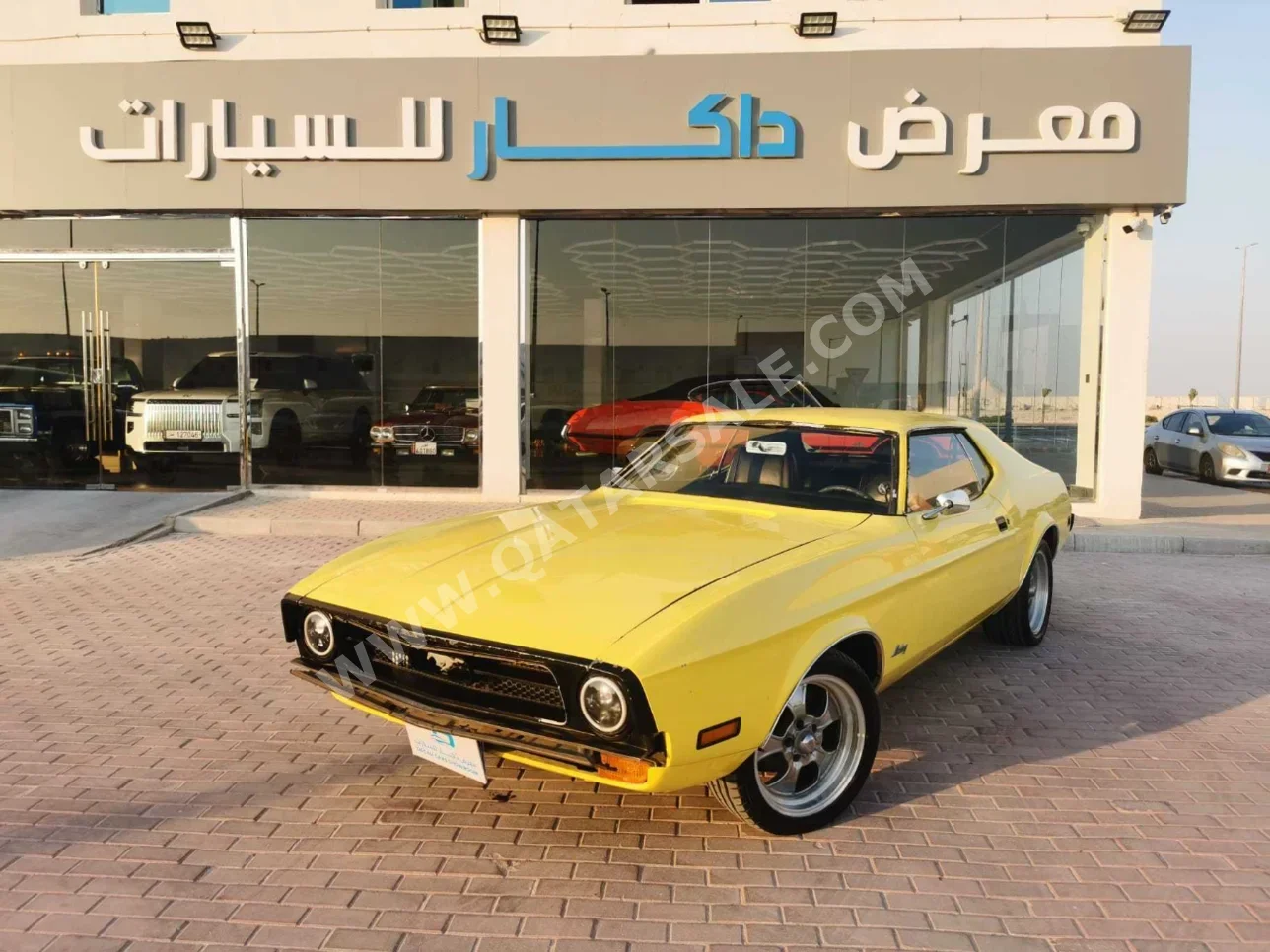 Yellow Color Machine Wheel Ford Mustang Yellow 1971 For Sale in Qatar