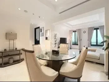 1 Bedrooms  Apartment  For Rent  in Doha -  The Pearl  Fully Furnished