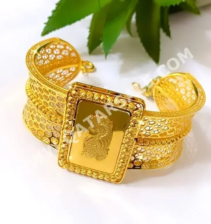 Gold Bracelet  Turkey  Woman  By Weight  37.93 Gram  Yellow Gold  21k