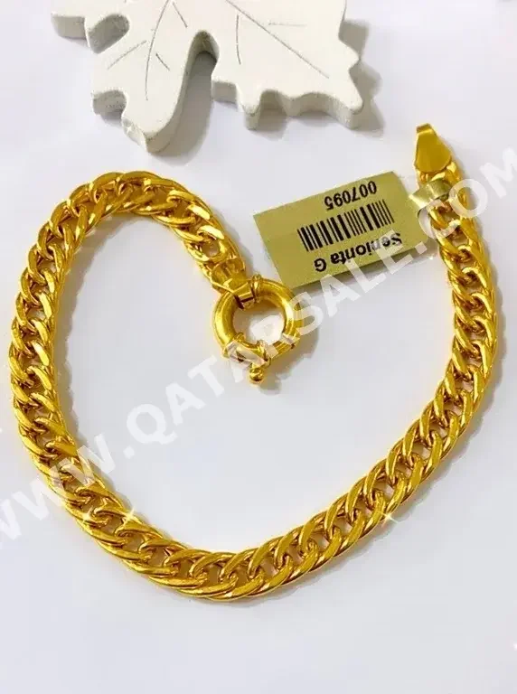 Gold Bracelet  Turkey  Woman  By Weight  5.89 Gram  Yellow Gold  21k