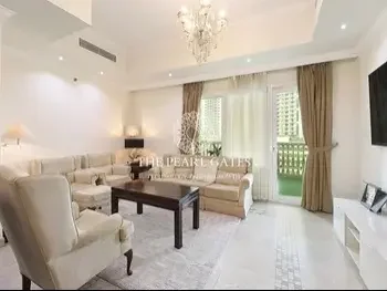 1 Bedrooms  Apartment  For Rent  in Doha -  The Pearl  Fully Furnished