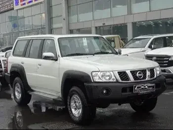 Nissan  Patrol  GL-V  2022  Manual  0 Km  6 Cylinder  Four Wheel Drive (4WD)  SUV  White  With Warranty