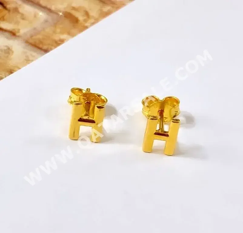 Gold Earring  Turkey  Woman  By Item ( Designers )  Yellow Gold  21k