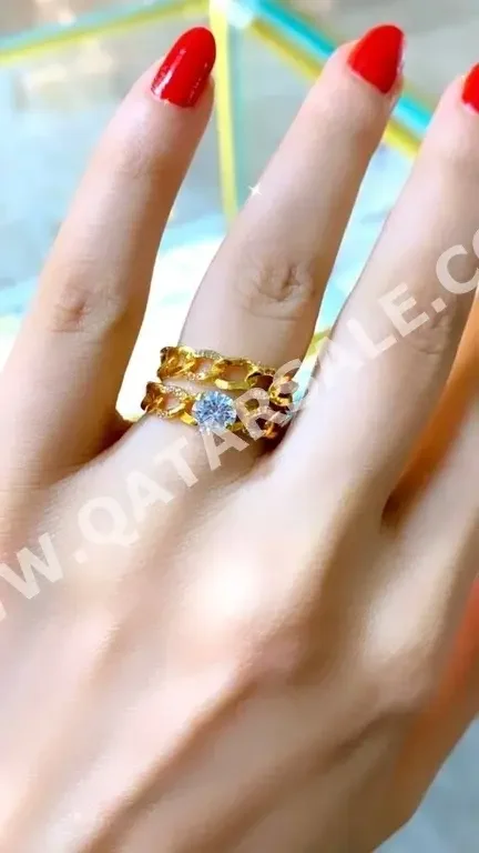 Gold Ring  Turkey  Woman  By Item ( Designers )  Yellow Gold  21k