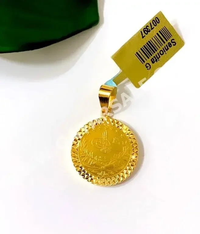 Gold Pendants  Turkey  Woman  By Item ( Designers )  Yellow Gold  21k