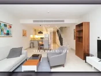 1 Bedrooms  Apartment  For Rent  in Doha -  The Pearl  Fully Furnished