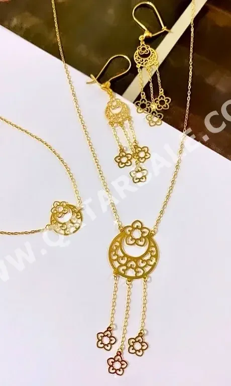 Gold Set  Turkey  Woman  By Item ( Designers )  Yellow Gold  21k