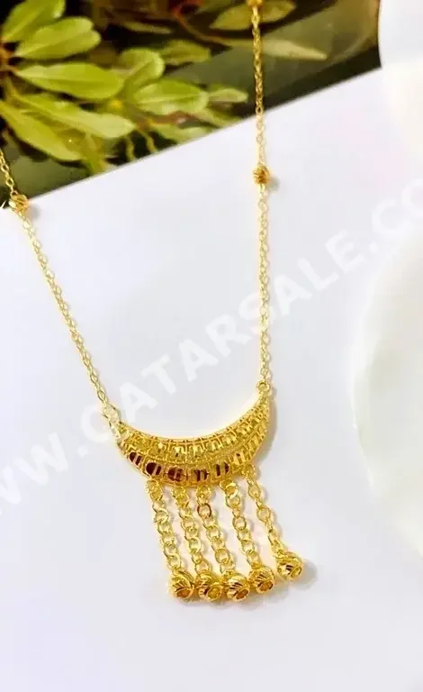 Gold Necklace  Turkey  Woman  By Item ( Designers )  Yellow Gold  21k