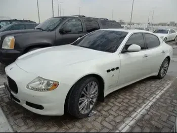 Maserati  Quattroporte  2013  Automatic  63,000 Km  6 Cylinder  Rear Wheel Drive (RWD)  Sedan  White  With Warranty