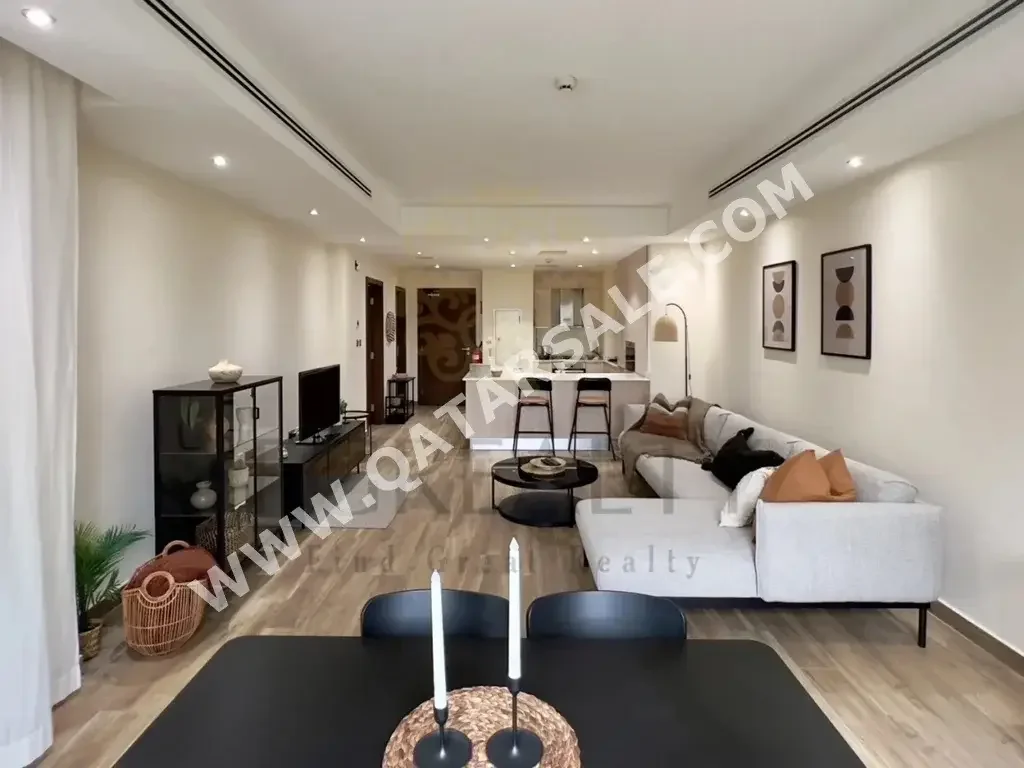 1 Bedrooms  Apartment  For Rent  in Lusail -  Fox Hills  Fully Furnished