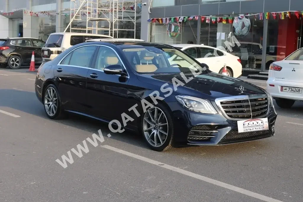 Mercedes-Benz  S-Class  450  2018  Automatic  44,000 Km  6 Cylinder  Rear Wheel Drive (RWD)  Sedan  Black  With Warranty