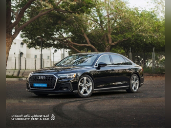 Audi  A8L  6 Cylinder  Sedan  Black  2023