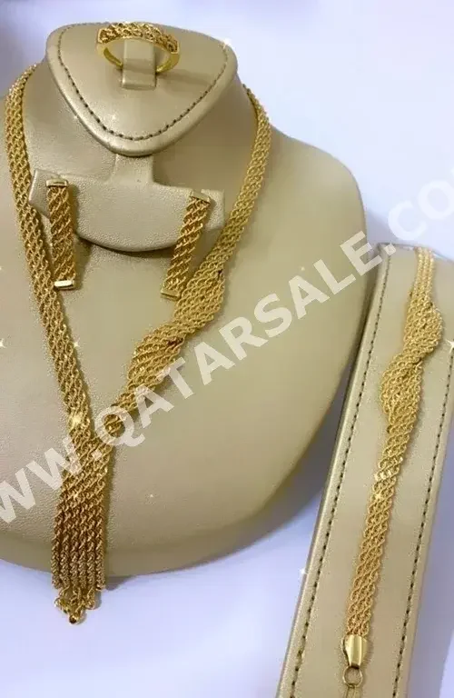 Gold Set  Italy  Woman  By Weight  24.75 Gram  Yellow Gold  18k