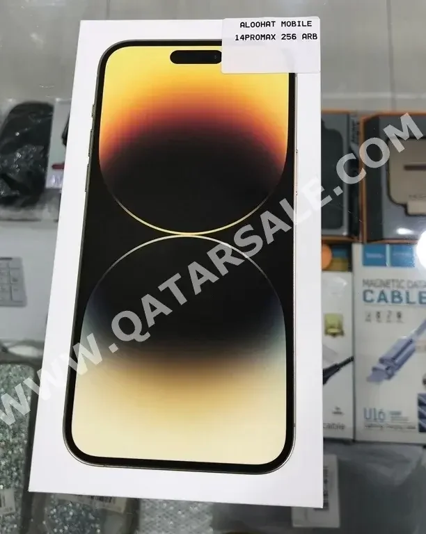 Apple  - Iphone 14  - Pro Max  - Gold  - 256 GB  - Under Warranty