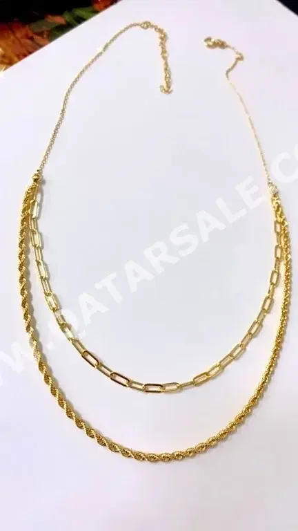 Gold Necklace  Italy  Woman  By Item ( Designers )  Yellow Gold  18k