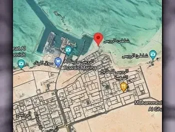 Lands For Sale in Al Shamal  - Al Ruwais  -Area Size 1,000 Square Meter