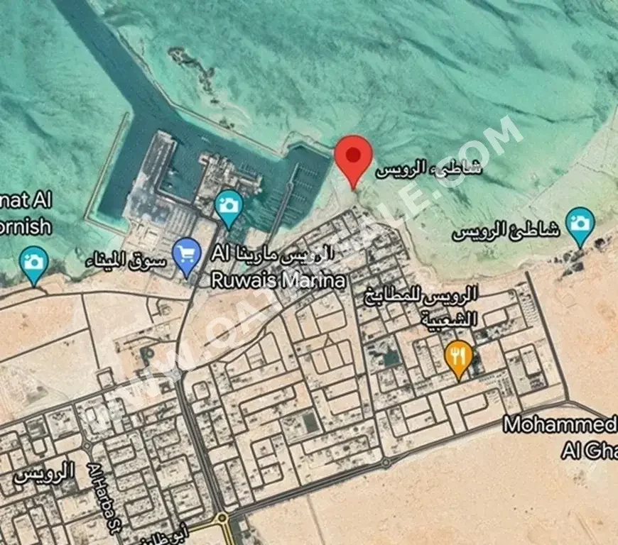 Lands For Sale in Al Shamal  - Al Ruwais  -Area Size 1,000 Square Meter