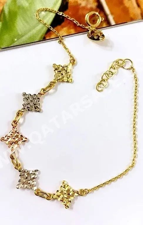 Gold Bracelet  Italy  Woman  By Item ( Designers )  mixed colour  18k