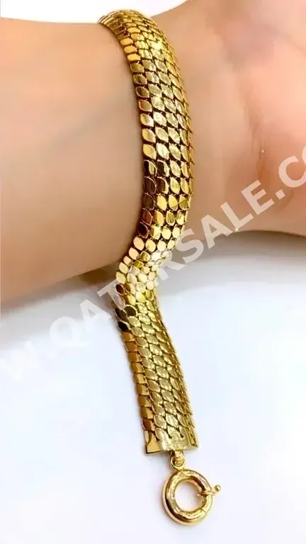 Gold Bracelet  Italy  Woman  By Weight  15.7 Gram  Yellow Gold  18k