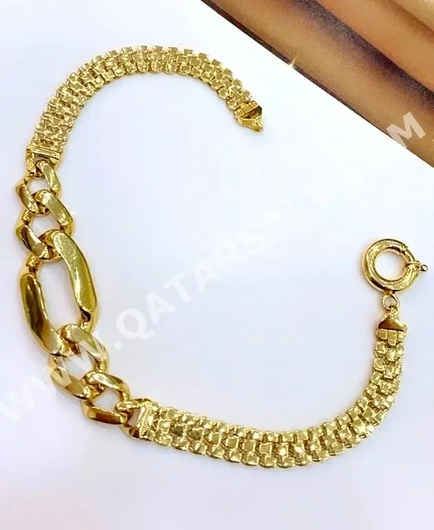 Gold Bracelet  Italy  Woman  By Weight  8.66 Gram  Yellow Gold  18k