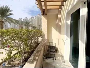 1 Bedrooms  Apartment  For Rent  in Doha -  The Pearl  Fully Furnished