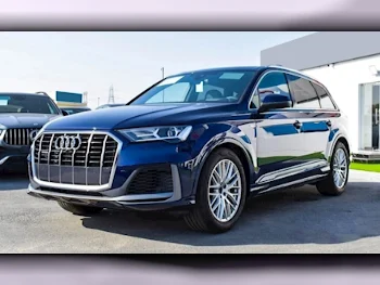 Audi  Q7  6 Cylinder  SUV 4x4  Blue  2022