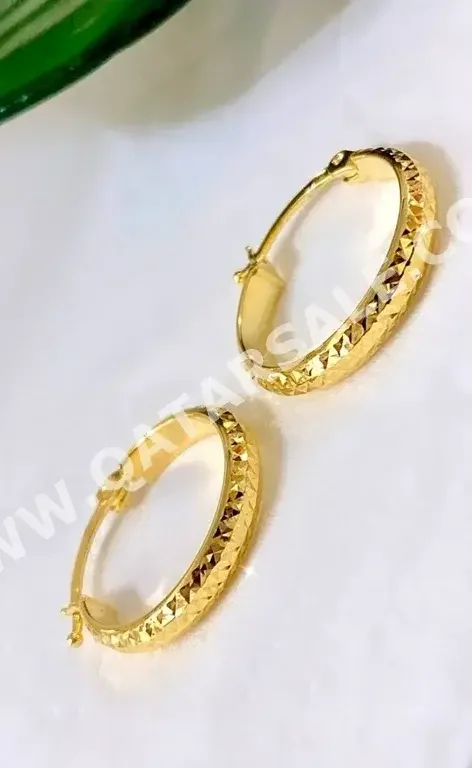 Gold Earring  Italy  Woman  By Item ( Designers )  Yellow Gold  18k