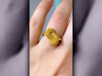 Gold Ring  Italy  Woman  By Item ( Designers )  Yellow Gold  18k