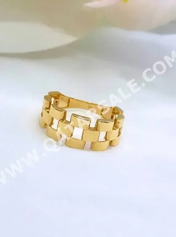 Gold Ring  Italy  Woman  By Item ( Designers )  Yellow Gold  18k