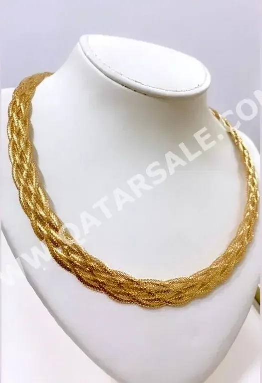 Gold Necklace  Italy  Woman  By Weight  7.27 Gram  Yellow Gold  18k