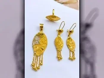 Gold Set  Turkey  Woman  By Weight  11.34 Gram  Yellow Gold  21k