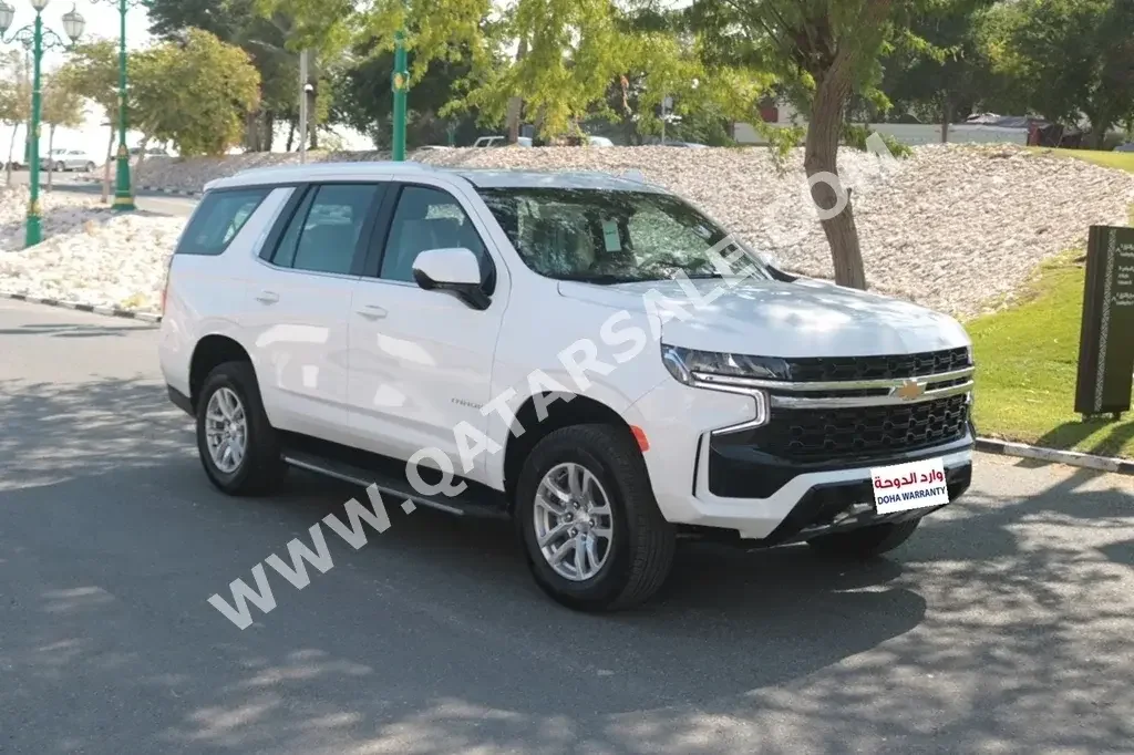 Chevrolet  Tahoe  LS  2023  Automatic  4,000 Km  8 Cylinder  Four Wheel Drive (4WD)  SUV  White  With Warranty