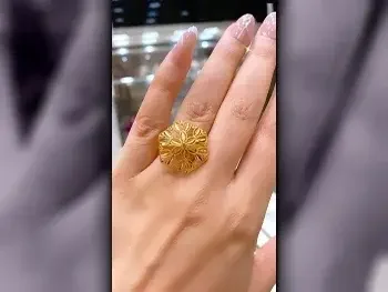 Gold Ring  Turkey  Woman  By Item ( Designers )  Yellow Gold  21k