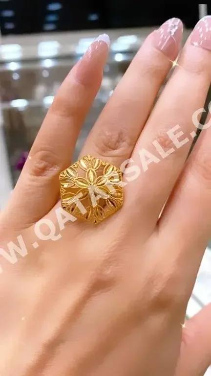 Gold Ring  Turkey  Woman  By Item ( Designers )  Yellow Gold  21k