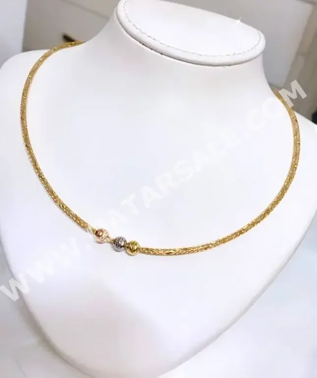 Gold Necklace  Italy  Woman  By Item ( Designers )  Yellow Gold  18k